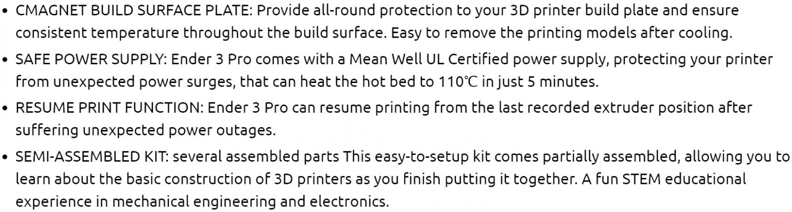 מדפסת תלת מימד - CREALITY 3D ENDER-3 PRO